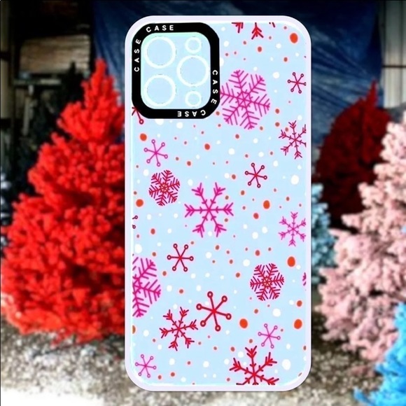New iPhone 12 Pro MaxSnowflake Case❄️♥️❄️ - Picture 1 of 2